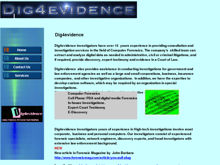 www.dig4evidence.net