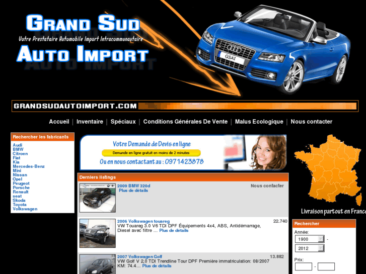 www.grandsudautoimport.com