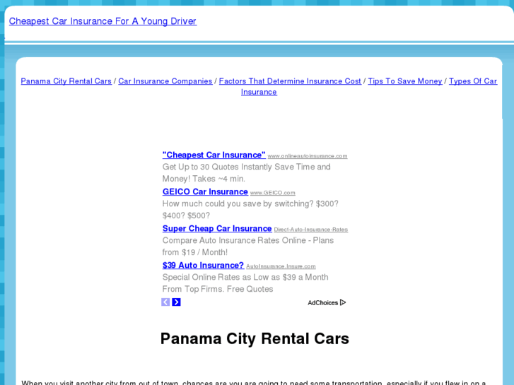 www.panamacityrentalcars.com