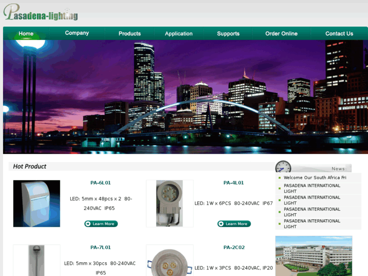 www.pasadena-lighting.com