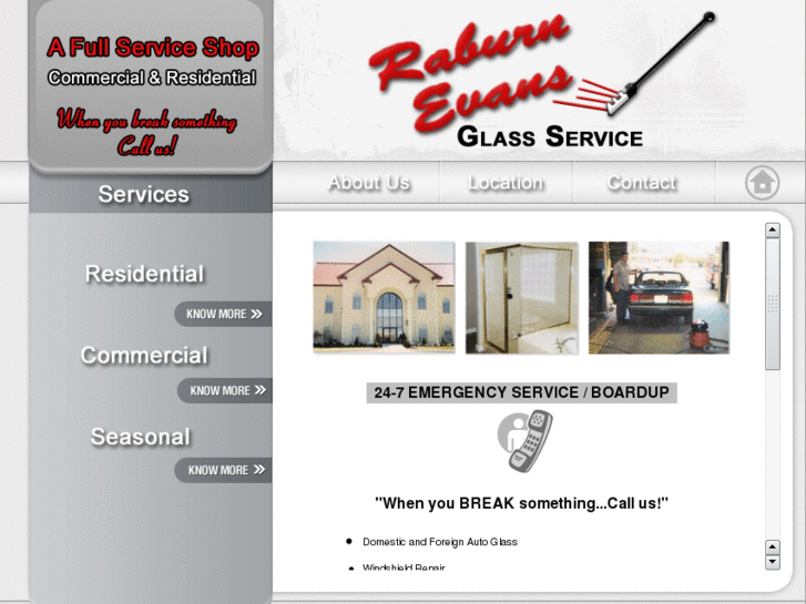 www.raburnevansglassservice.com