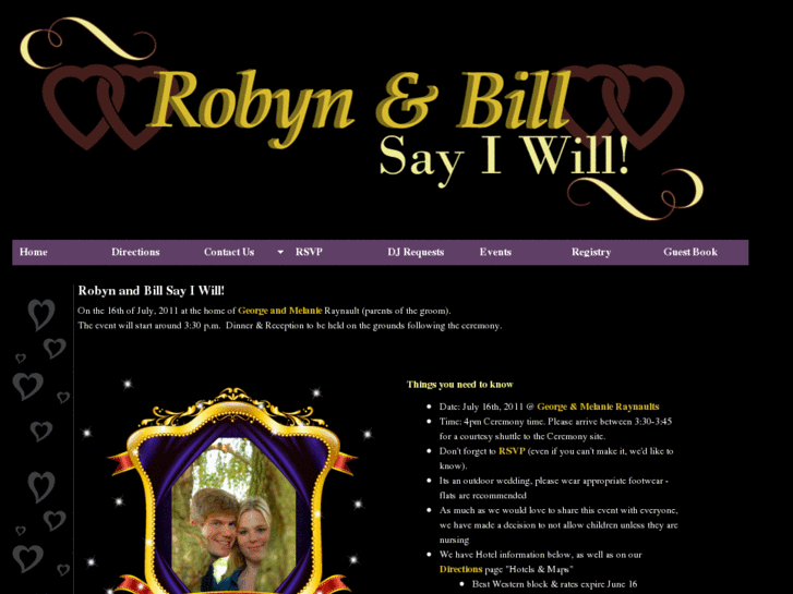 www.robynandbillsayiwill.com