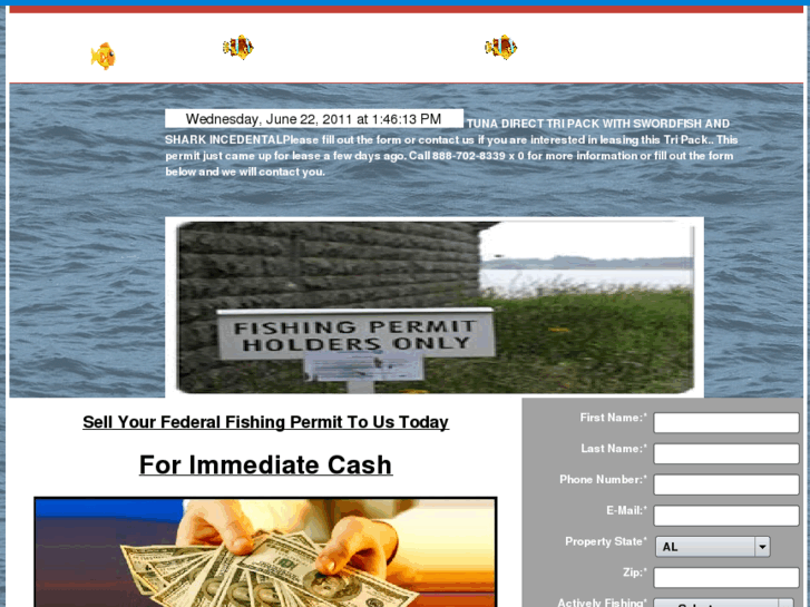 www.sellfishingpermits.com