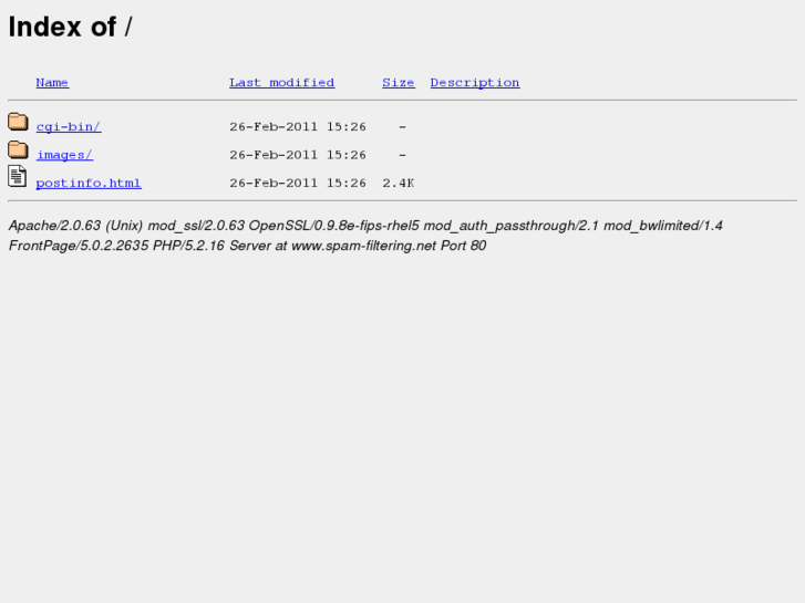 www.spam-filtering.net