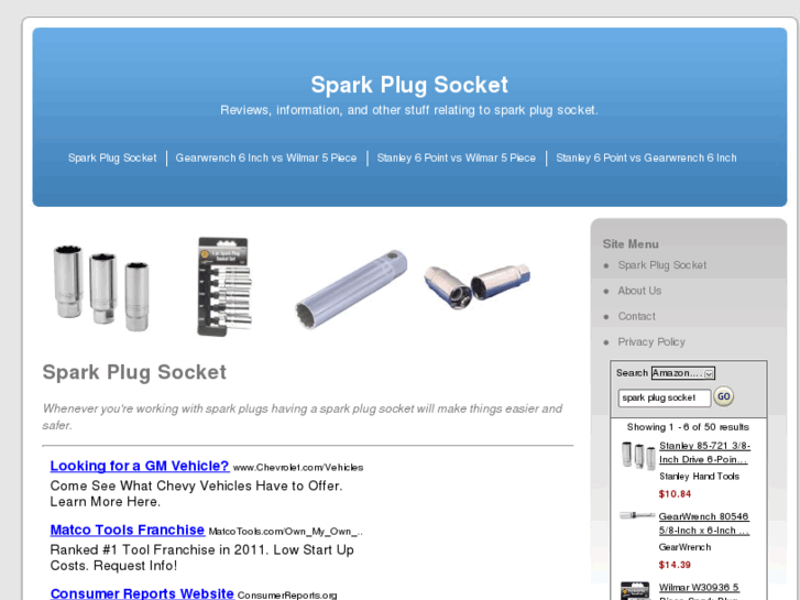 www.sparkplugsocket.net