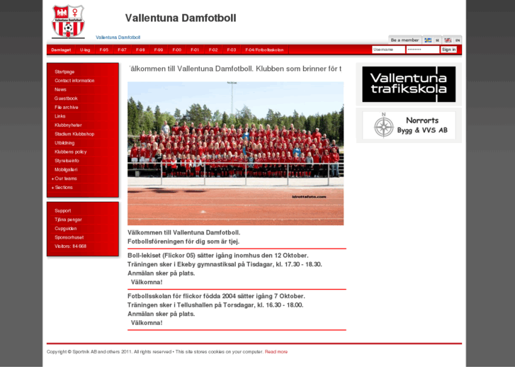 www.vallentunadamfotboll.com