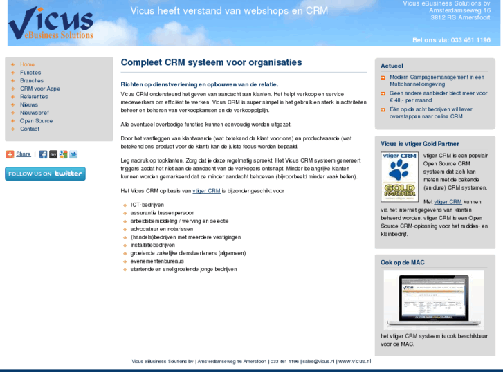 www.vicus-crm.nl