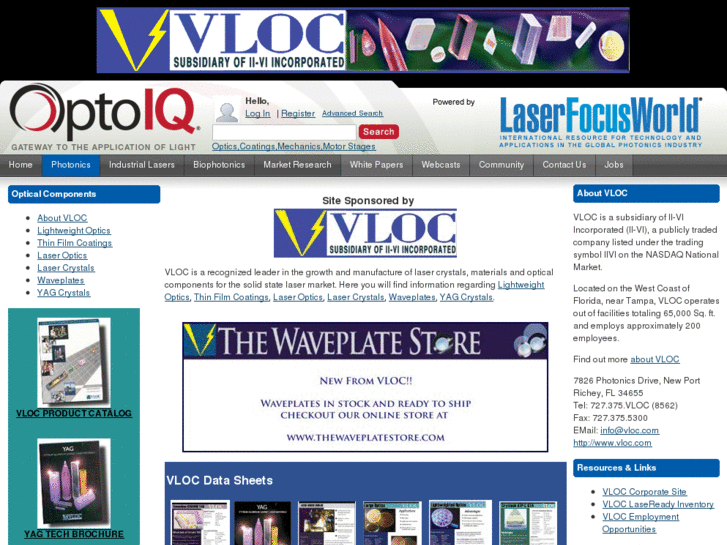 www.vlocopticalcomponents.com