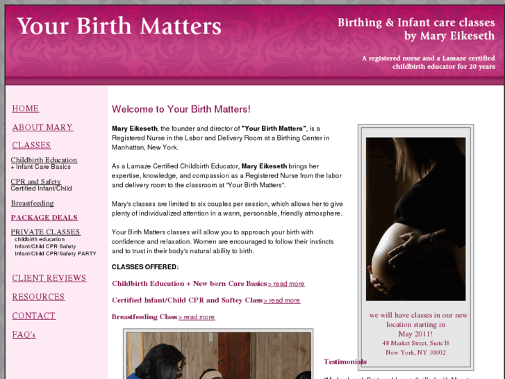 www.yourbirthmatters.info