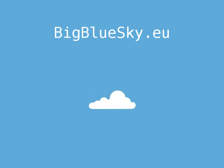 www.bigbluesky.eu