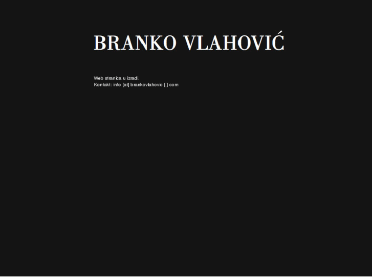 www.brankovlahovic.com