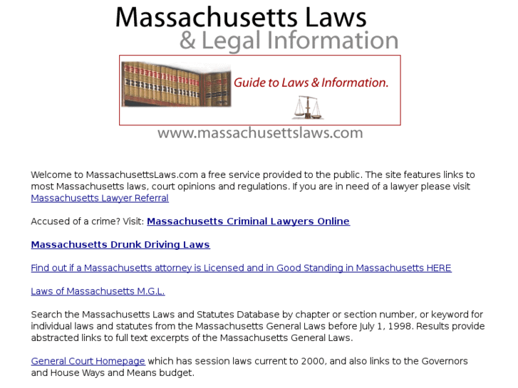 www.massachusettslaws.com