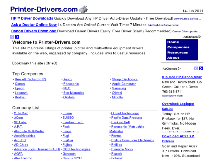 www.printer-drivers.com