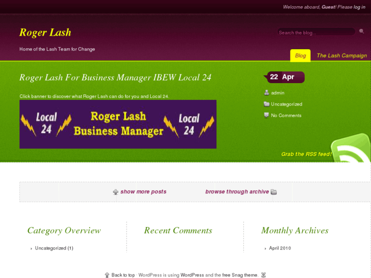 www.rogerlashforbusinessmanager.com