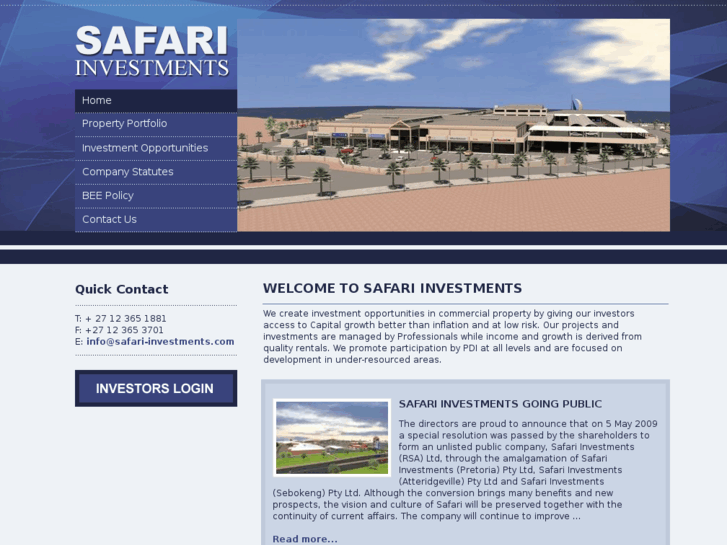 www.safari-investments.com