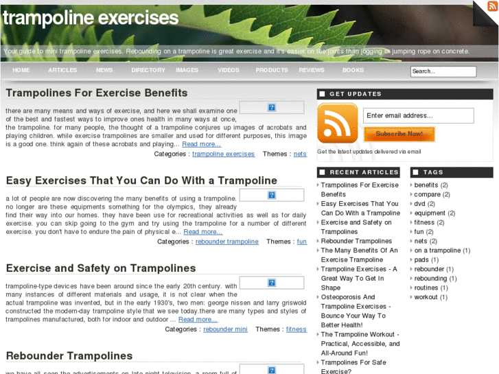 www.trampolineexercises.info