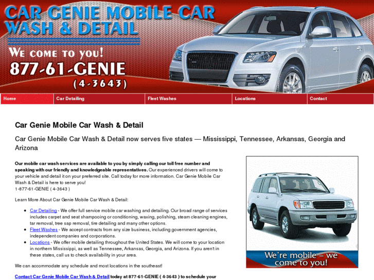 www.cargeniemobilecarwash.net