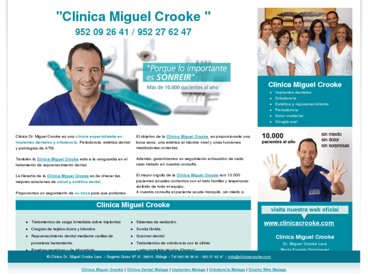 www.clinicamiguelcrooke.es