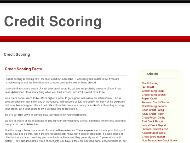 www.creditscoringadvice.com