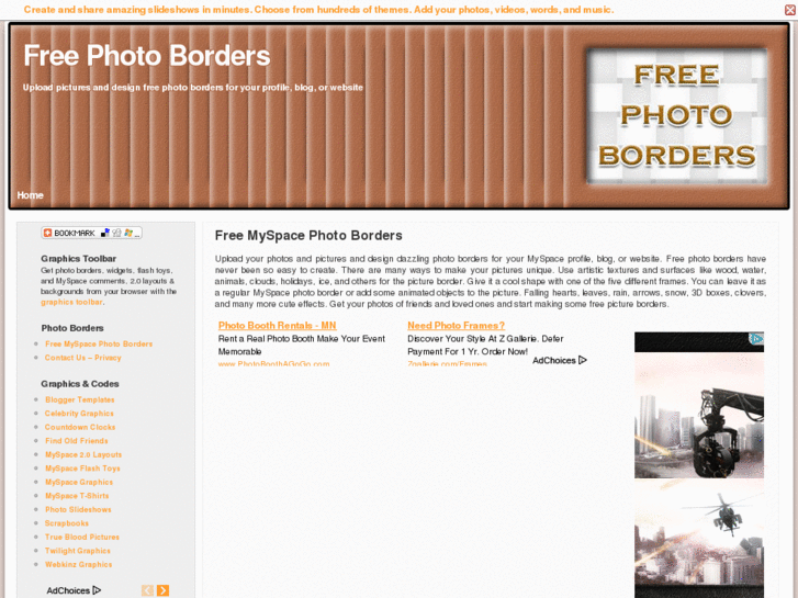 www.freephotoborders.com