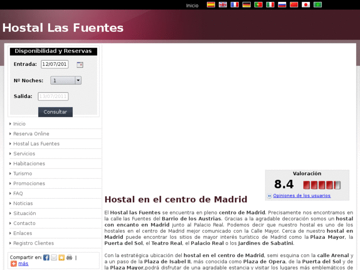 www.hostallasfuentes.es