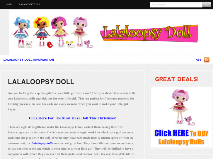 www.lalaloopsydoll.org