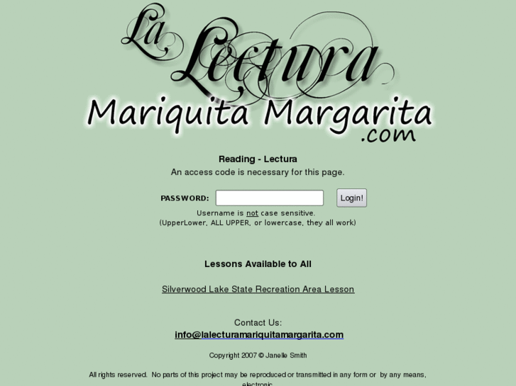 www.lalecturamariquitamargarita.com