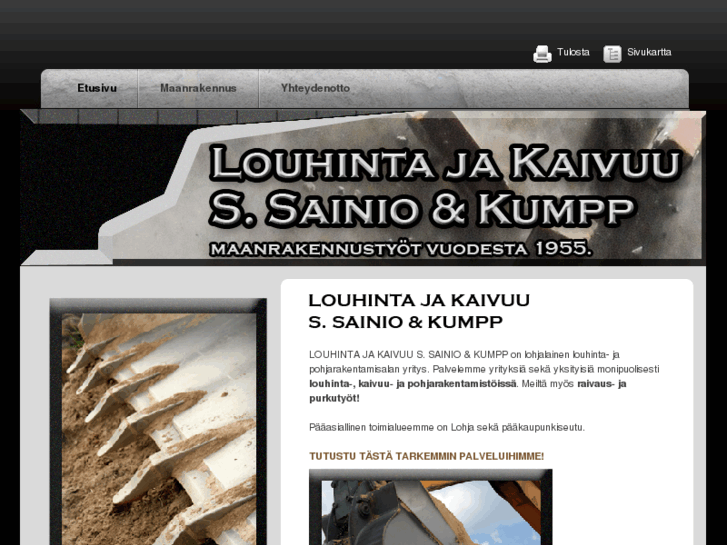 www.louhintajakaivuusainio.com