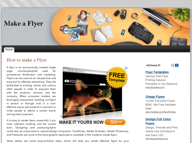 www.makeaflyer.org