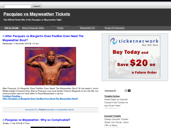 www.pacquiaovsmayweathertickets.com