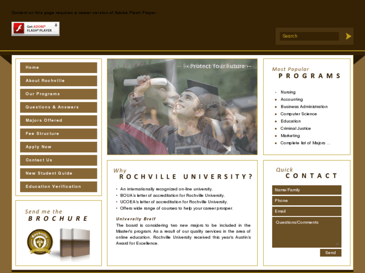 www.rochvileuniversity.com