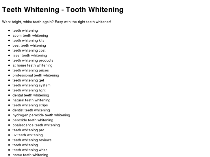 www.teethwhiteningtooth.com