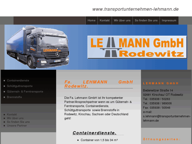 www.transportunternehmen-lehmann.de