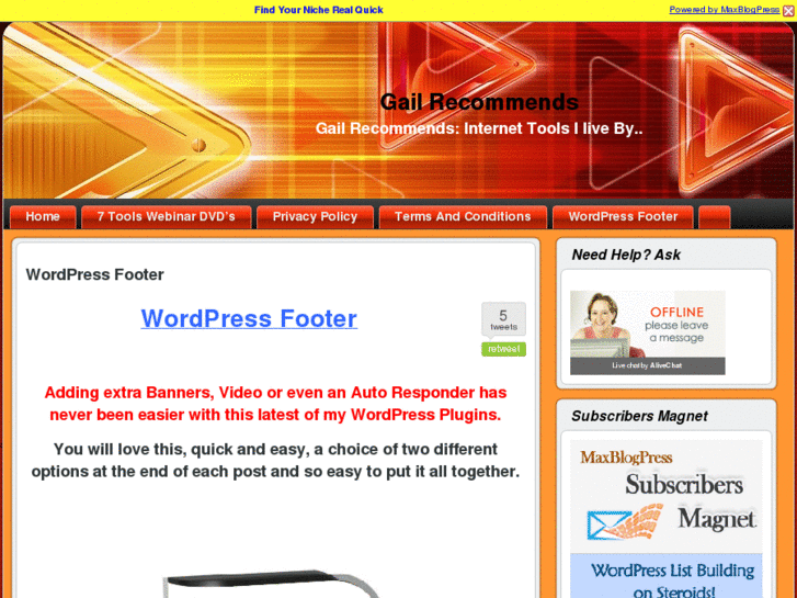 www.wordpressfooter.com