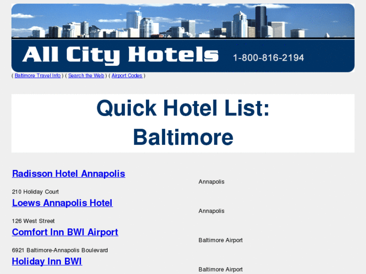 www.all-baltimore-hotels.com