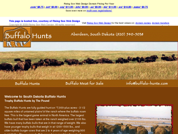 www.buffalo-hunts.net