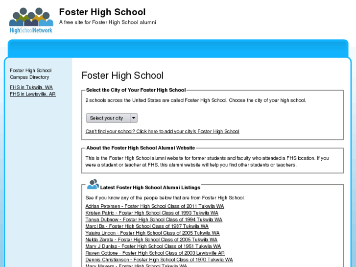 www.fosterhighschool.org