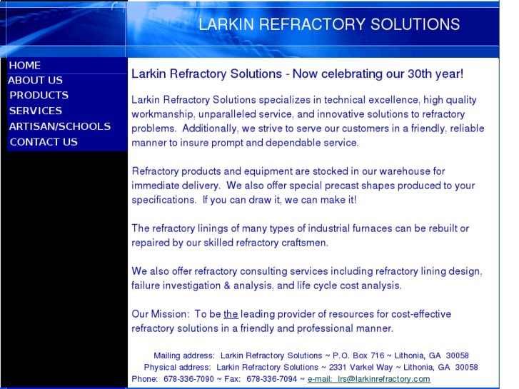 www.larkinrefractory.com