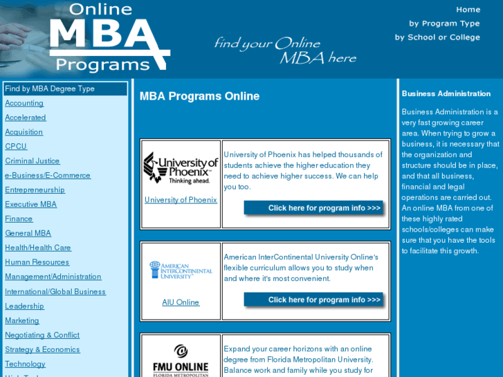 www.mba-online-programs.net