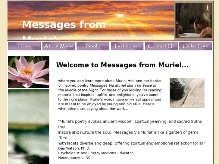 www.messagesfrommuriel.com