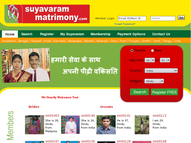 www.suyavarammatrimony.com