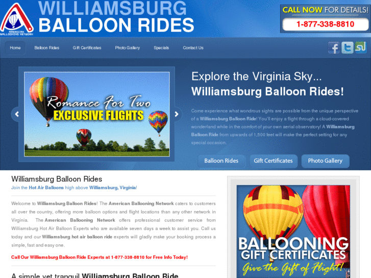 www.williamsburgballoonrides.com