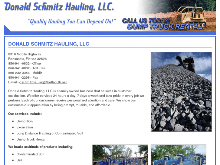 www.donaldschmitzhauling.com