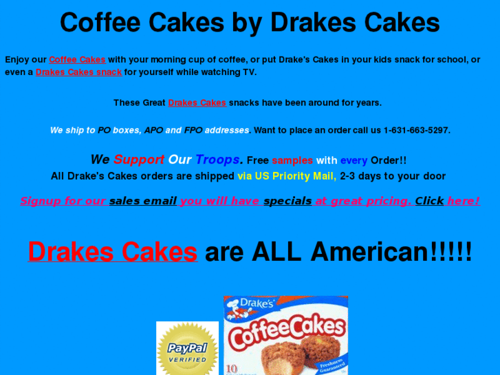 www.drakescoffeecakes.com