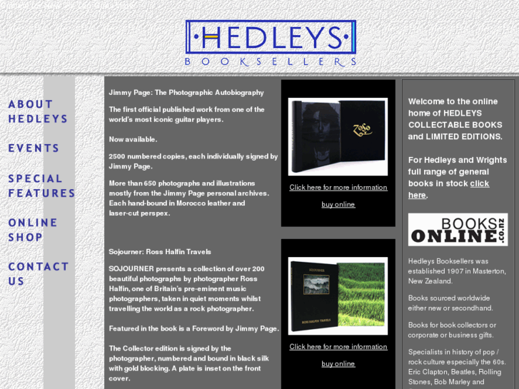 www.hedleysbooks.com