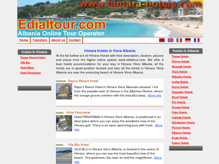 www.himara-hotels.com