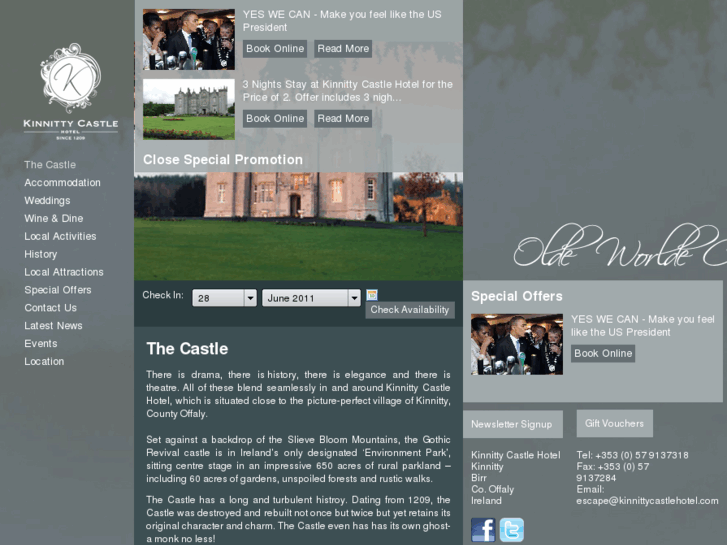 www.kinnittycastlehotel.com