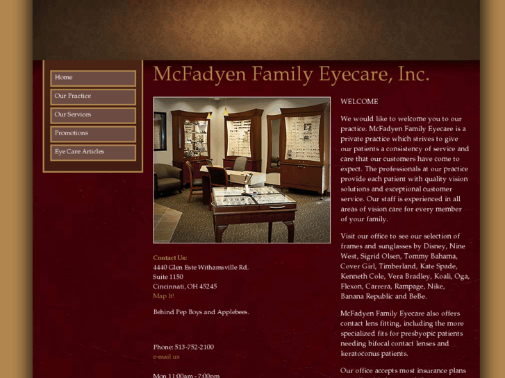 www.mcfadyeneyecare.com