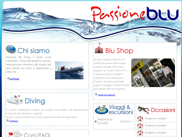 www.passioneblulatina.com