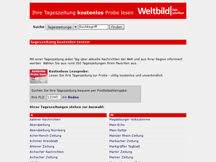 www.weltbild-zeitungen.de